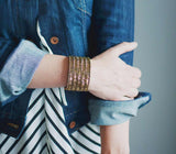 Herringbone in Gold